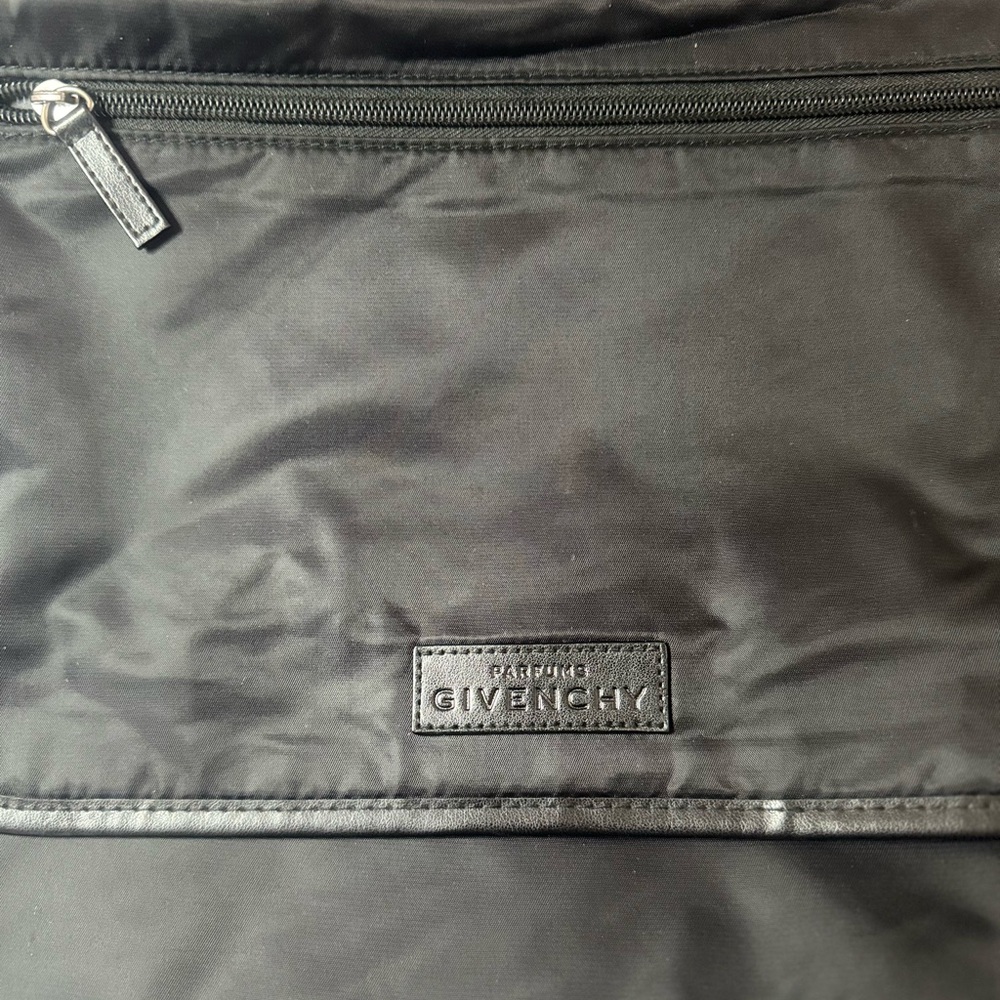 Givenchy Black Travel Bag with Seam Detail